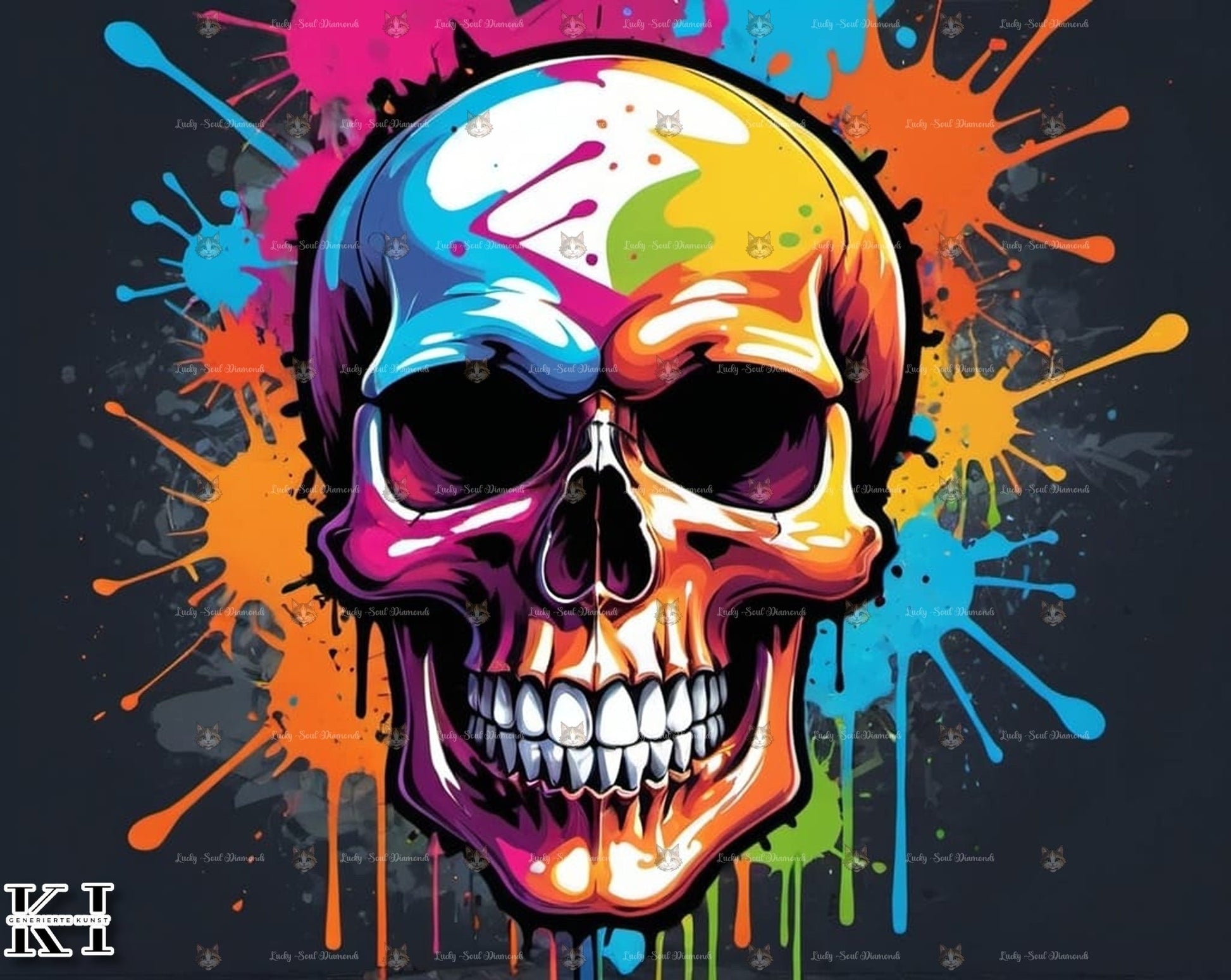 Bunter Schädelknall - Lucky Soul Diamonds