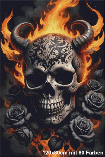 Flames & Bones - Lucky Soul Diamonds