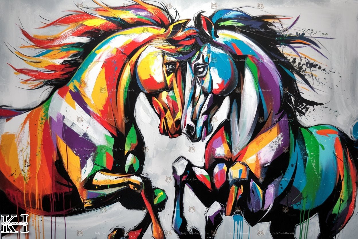 Farbtanz der Pferde - Lucky Soul Diamonds