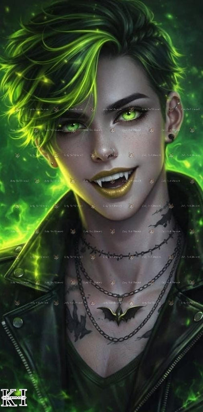 Neon Moon Vampire Boy