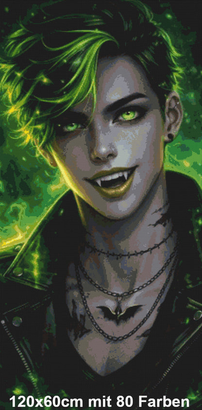 Neon Moon Vampire Boy
