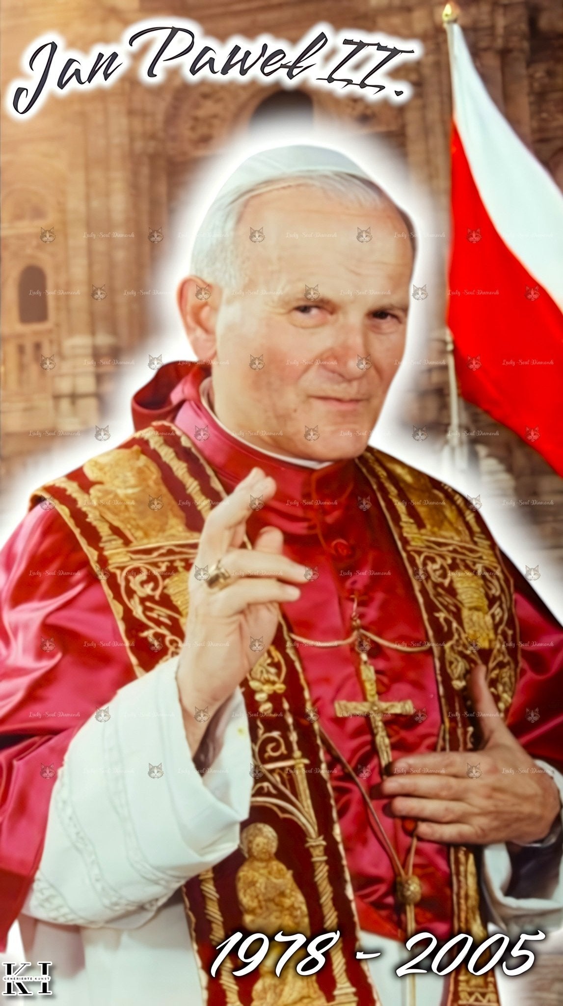 Papst Johannes Paul 2. - Lucky Soul Diamonds