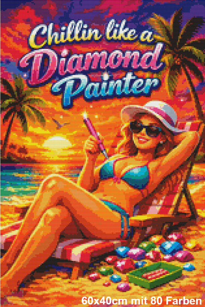 Chillin like a Diamond Painter