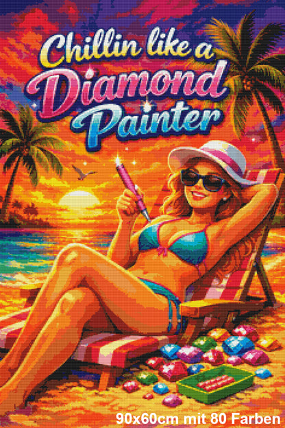 Chillin like a Diamond Painter