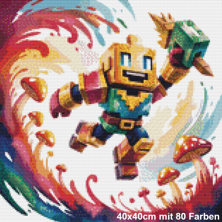 Der bunte Pixelkrieger - Lucky Soul Diamonds