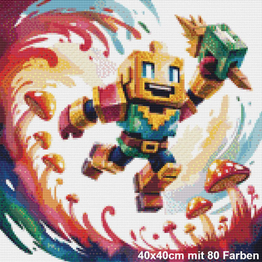 Der bunte Pixelkrieger - Lucky Soul Diamonds