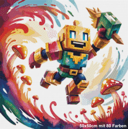 Der bunte Pixelkrieger - Lucky Soul Diamonds