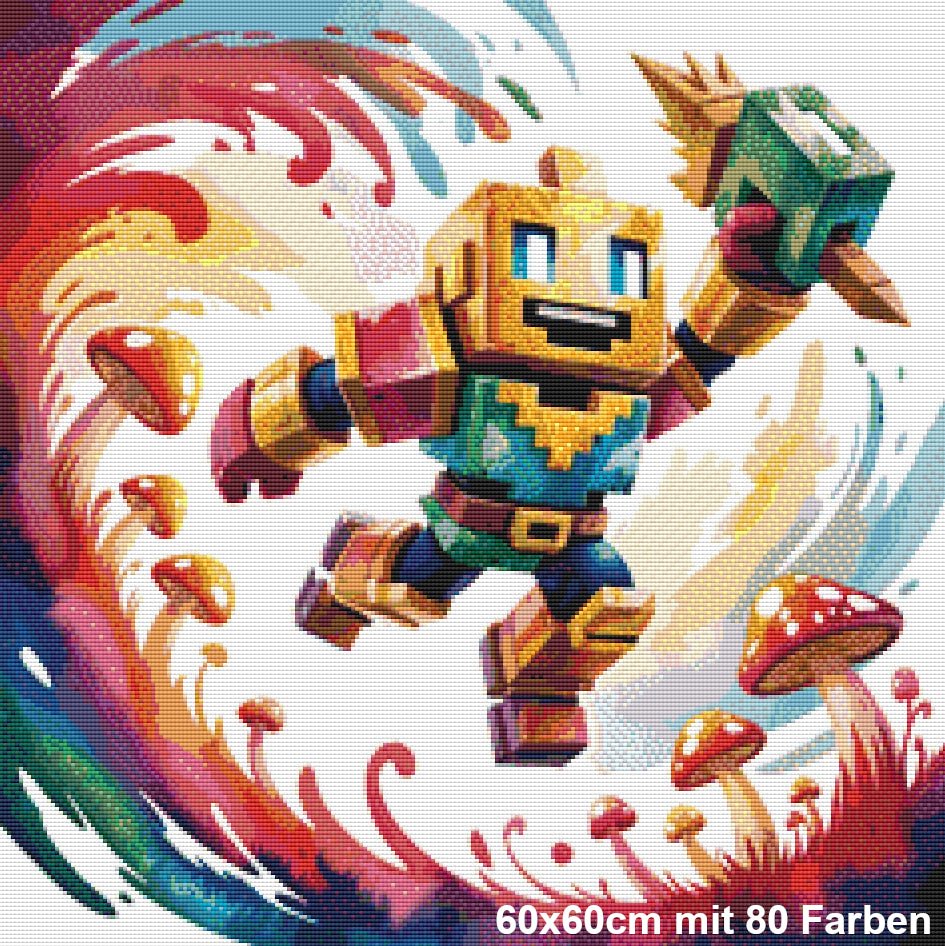 Der bunte Pixelkrieger - Lucky Soul Diamonds