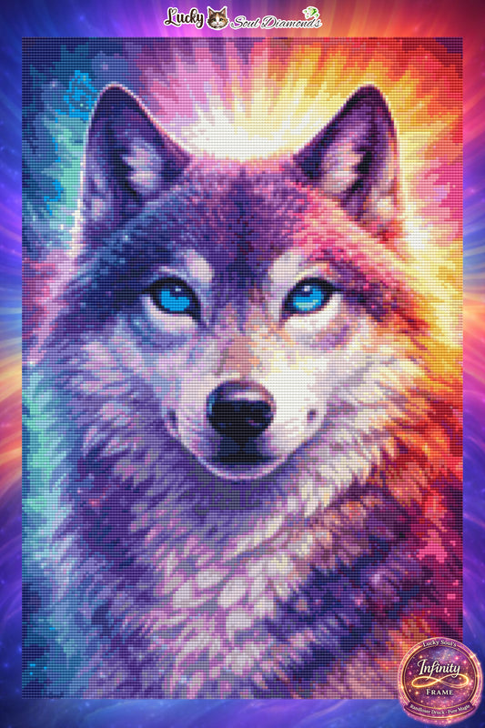 Der magische Wolf | Infinity Frame