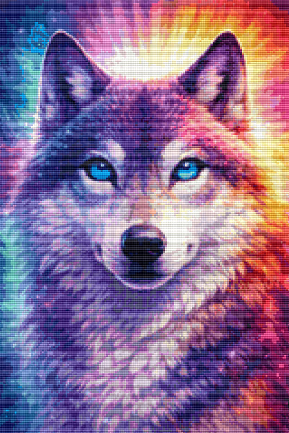 Der magische Wolf | Infinity Frame