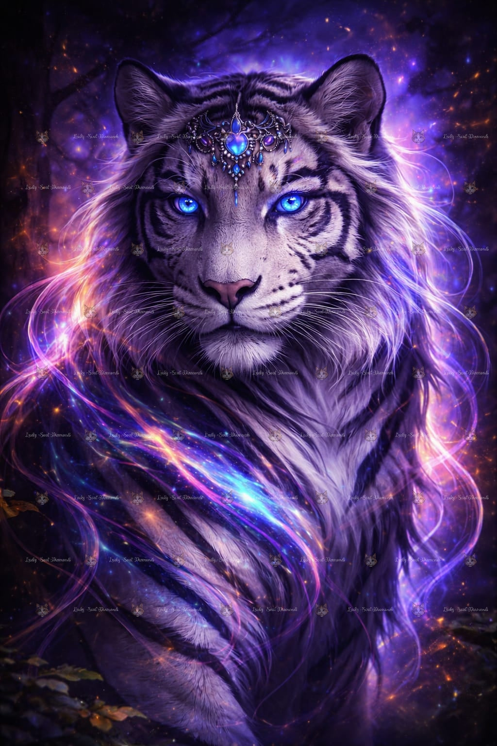 Nacht des weißen Tigers