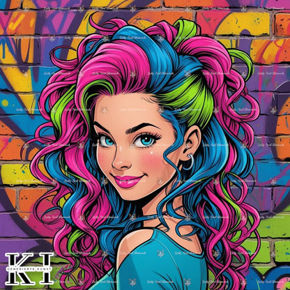 Vibrant Rebel Beauty - Lucky Soul Diamonds