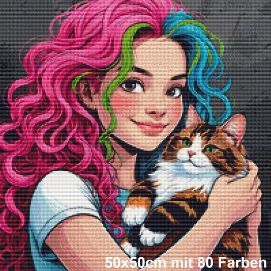 Neon Curls & Soft Purrs - Lucky Soul Diamonds