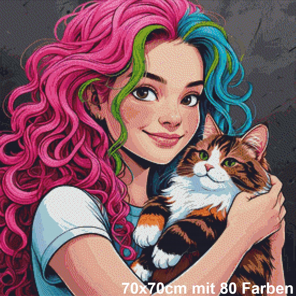 Neon Curls & Soft Purrs - Lucky Soul Diamonds