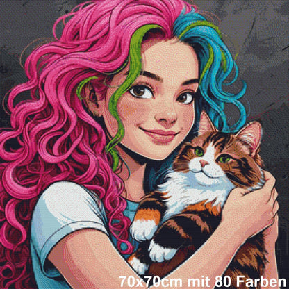 Neon Curls & Soft Purrs - Lucky Soul Diamonds