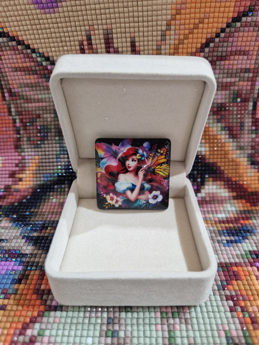 Cover Minder "Beautiful Princess by Tricks" mit Glas & Magnet - Lucky Soul Diamonds