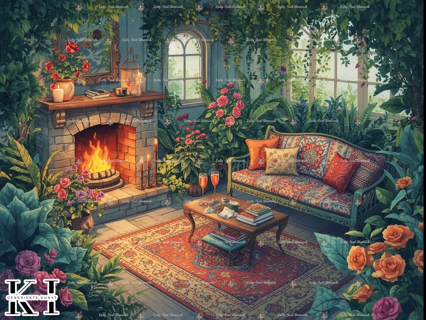 Kaminträume im Gartenhaus - Lucky Soul Diamonds