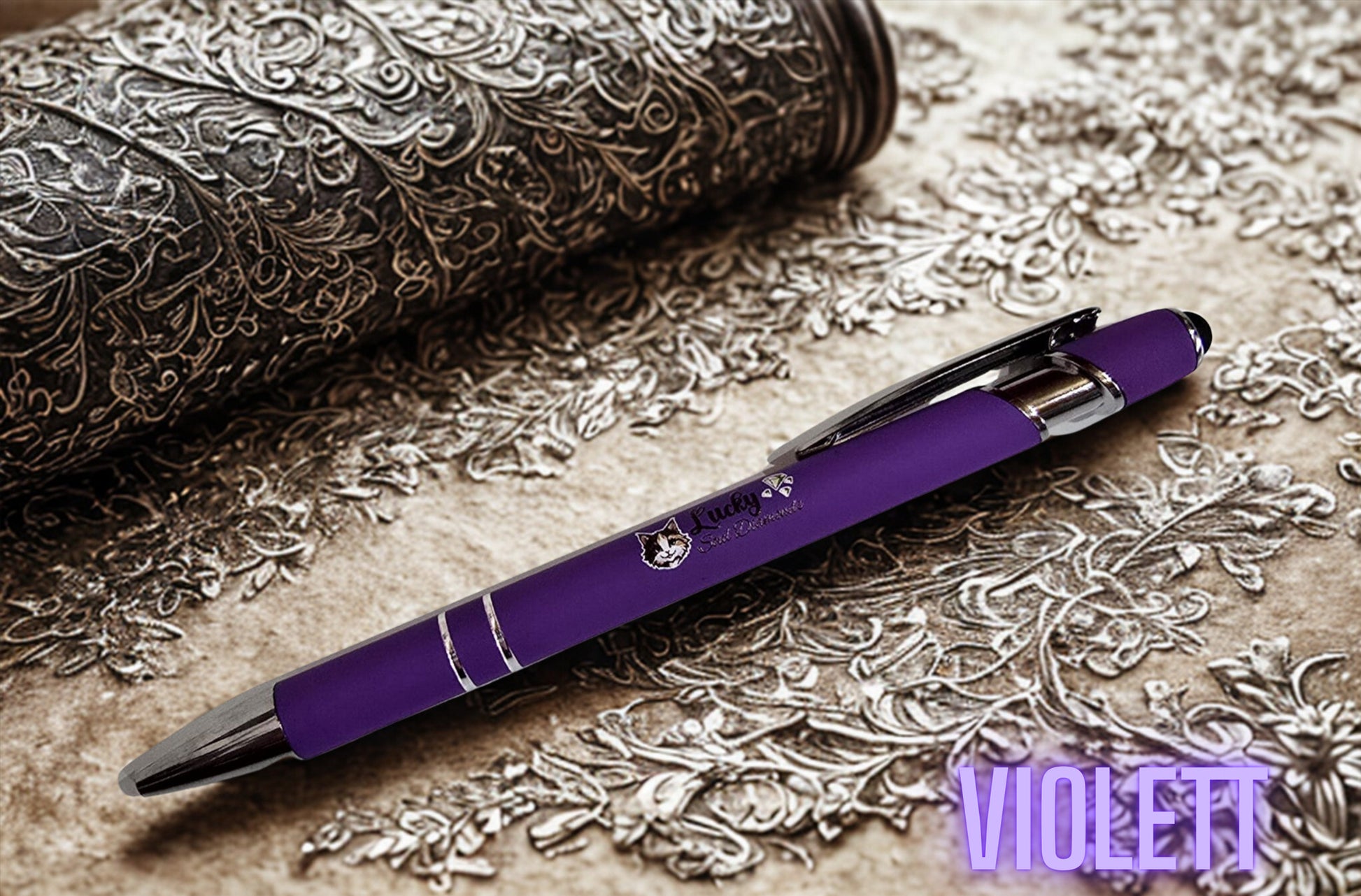 Premium Kugelschreiber aus Metall - Lucky Soul Diamonds