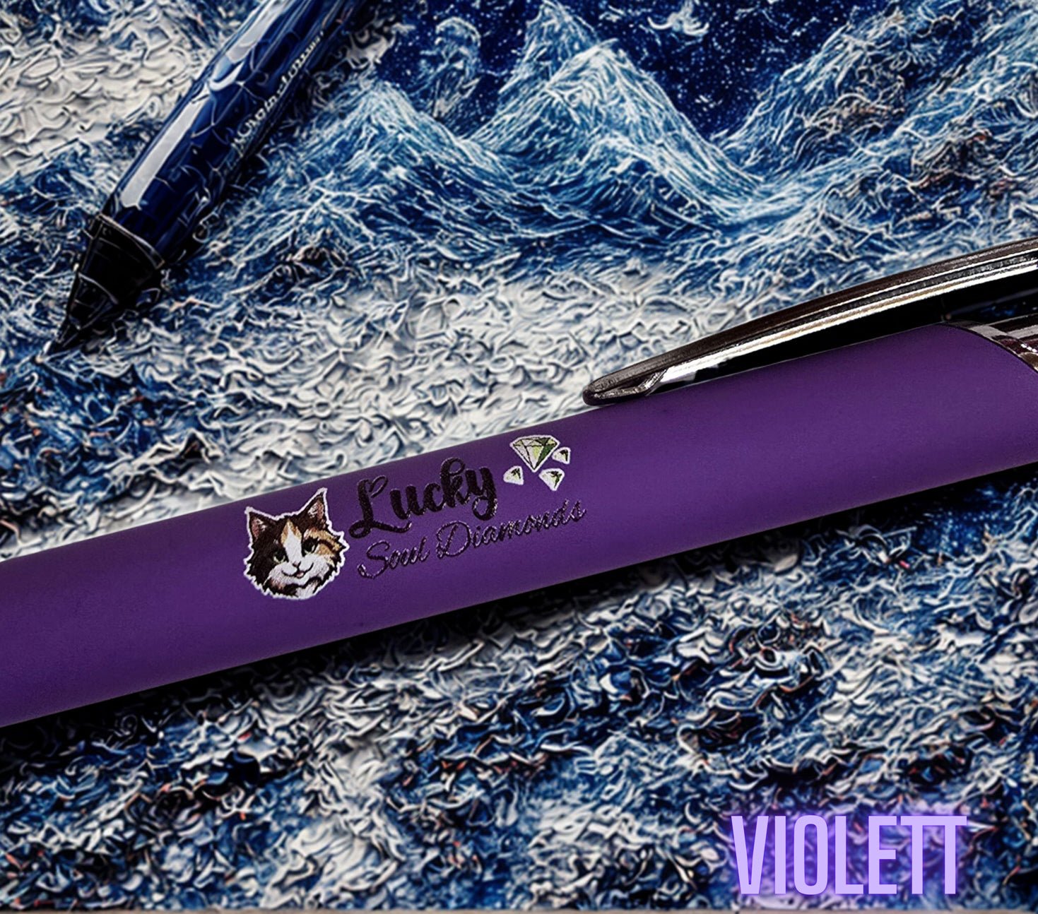 Premium Kugelschreiber aus Metall - Lucky Soul Diamonds