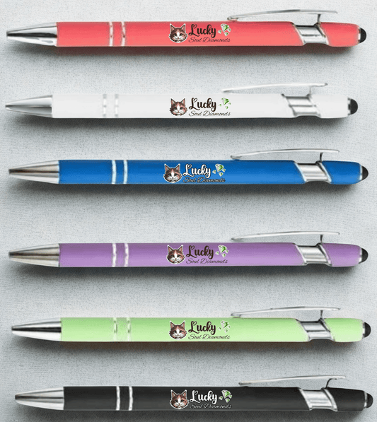 Premium Kugelschreiber aus Metall - Lucky Soul Diamonds