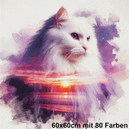 Mystic Horizon Cat - Lucky Soul Diamonds