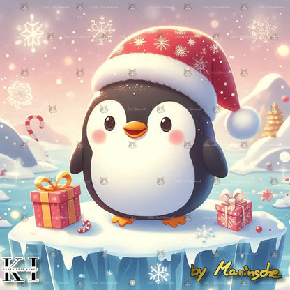 Christmas Pinguin - Lucky Soul Diamonds