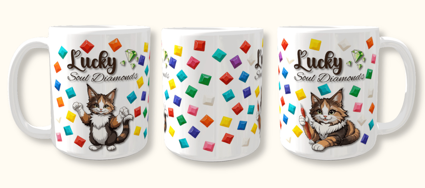 Tasse "Diamond Painting Steine" - Lucky Soul Diamonds