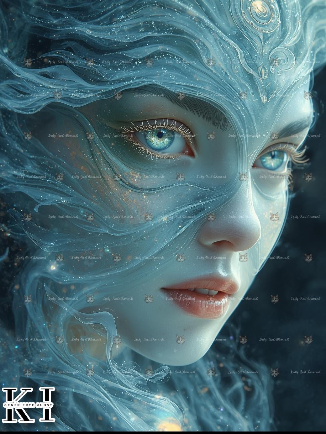 Wassergeist Astralwesen - Lucky Soul Diamonds