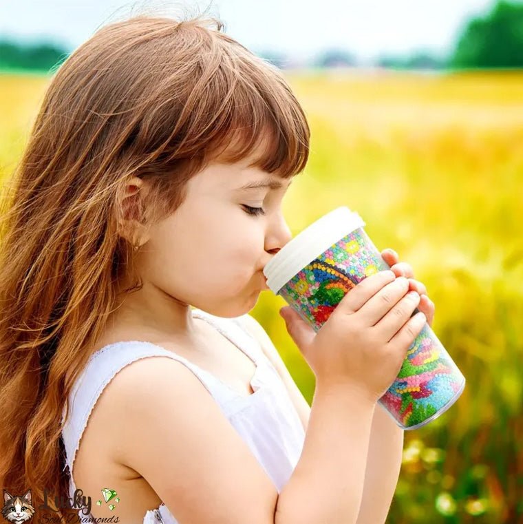 Diamond Painting Becher "Tomahawk" 470ml - Lucky Soul Diamonds