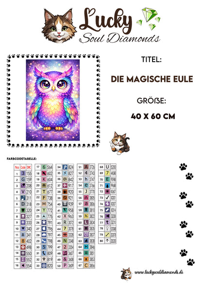 Die magische Eule | Infinity Frame